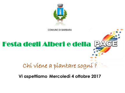 Festa degli alberi e della pace a Barbara