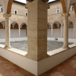 Il chiostro del Museo "Sergio Anselmi" di Senigallia