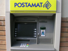 Postamat, bancomat, uffici postali, poste