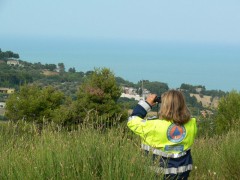 Falchi della Rovere impegnati nei servizi di avvistamento incendi sul Conero