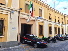 La caserma dei Carabinieri della Compagnia di Senigallia, in via Marchetti