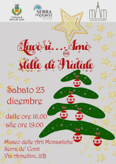 Lavori stelle di natale al museo monastico