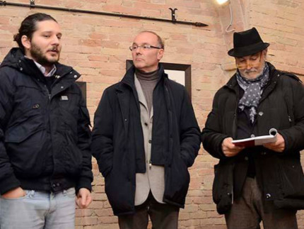 il sindaco Storoni, Antonio Volpone e Enzo Carli