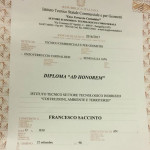 Diploma ad honorem a Francesco Saccinto