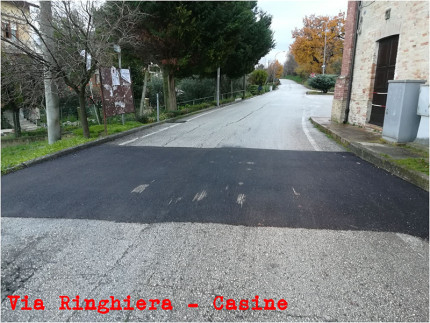 Situazione strade a Ostra - via Ringhiera a Casine