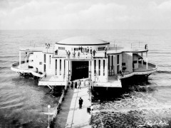 Foto d'epoca della Rotonda a Mare, scattata da Leopoldi