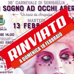 Carnevale di Senigallia rinviato al 18 febbraio 2018