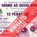 Carnevale 2018 rinviato a data da destinarsi