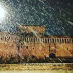 Neve su Senigalia - Foto da Instagram di babi_goodwines