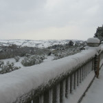 Vedute di Scapezzano di Senigallia imbiancate dalla neve - Foto Massimo Modesti