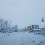 Neve sull'Arceviese a Pianello di Ostra - Foto Francesca Ceccarelli