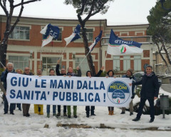 Flash mob in difesa della sanità pubblica