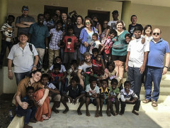 Il gruppo di Amici di casa BBL recatosi in India nel 2018
