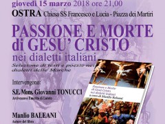 Presentazione del libro di Manlio Baleani "Passione e Morte di Gesù Cristo nei dialetti italiani"