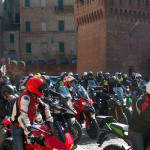  i bikers hanno ricordato Mimmo Senesi 