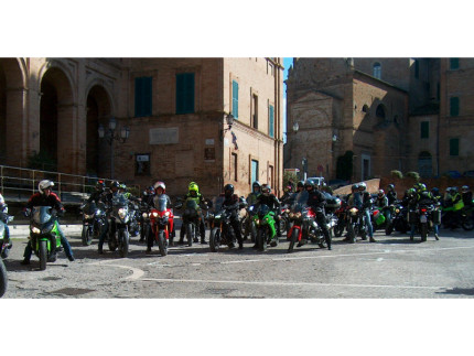 i bikers hanno ricordato Mimmo Senesi