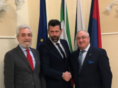 Ricevuto in Comune il nuovo fiduciario del Coni di Senigallia Vittorio De Salsi