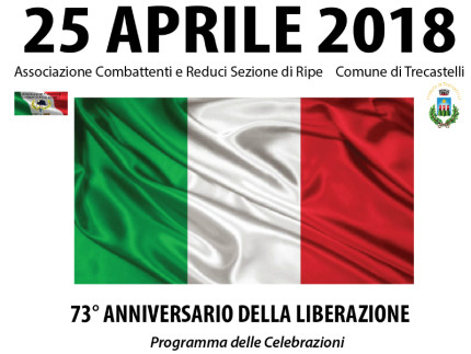 A Trecastelli si celebra l’Anniversario della Liberazione