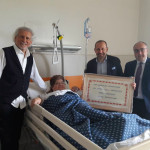 Bello in visita alla Casa di riposo Marulli