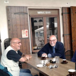 Il giornalista di Repubblica Michele Smargiassi ospite delle Giornate 2018, al Caffè Fotografico di Senigallia assieme a Simona Guerra, Stefano Mariani e Simone Francescangeli