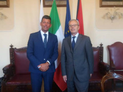 Il Sindaco Maurizio Mangialardi e il prefetto di Ancona Antonio D’Acunto