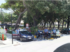 Carabinieri ai Giardini Morandi