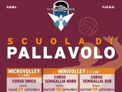 Corsi microvolley, minivolley e pallavolo 2018/19 della US Pallavolo Senigallia