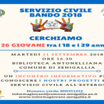 Servizio civile 2018, incontro a Senigallia