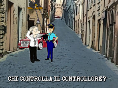 Vignetta sulle multe a Ostra