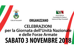 Trecastelli celebra la Giornata dell'Unità Nazionale e delle Forze Armate 2018