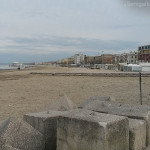La spiaggia di Senigallia del lungomare Marconi