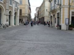 Corso 2 giugno a Senigallia