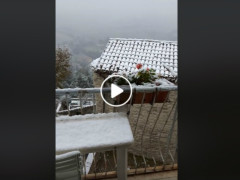 Video Notizia: prima neve ad Arcevia