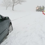 Neve: soccorso ad automobilista ad Arcevia da parte dei VVFF