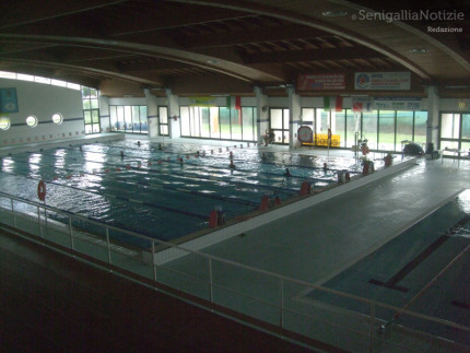 La piscina delle Saline, a Senigallia, interno