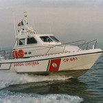 La motovedetta della Guardia Costiera