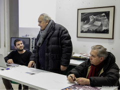 Incontro al Musinf di Senigallia: da sx Christian Tasso, Carlo E. Bugatti e Giorgio Pegoli
