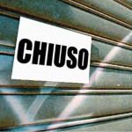 Crisi economica, negozi chiusi