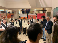 Apertura mostra Liberi con il colore al Liceo Perticari