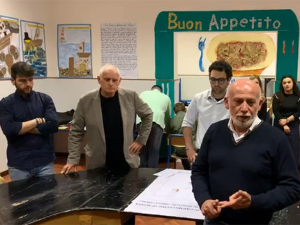 Carlo Manfredi dopo la proclamazione a sindaco di Castelleone di Suasa