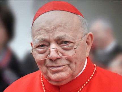 Il cardinale Elio Sgreccia