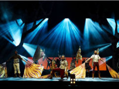 gli Sbandieratori del Combusta Revixi in Canada con il Cirque du Soleil