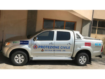 Nuovo mezzo in dotazione alla protezione civile di Ostra Vetere.