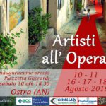 Locandina dell'evento "Artisti all'Opera"