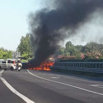 Incidente in complanare a Senigallia - Foto da Facebook
