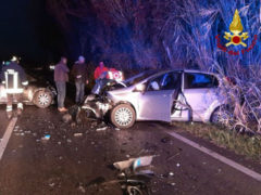 Incidente frontale a Borgo Catena