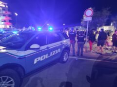 Controlli di Polizia sul lungomare di Senigallia