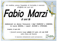 Fabio Marzi, necrologio