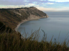 Spiaggia, mare Adriatico, Portonovo, Mezavalle