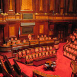 Il Senato della Repubblica, uno dei due rami del Parlamento Italiano